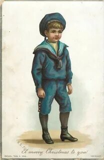Так выглядел моряцкий костюмчик. 