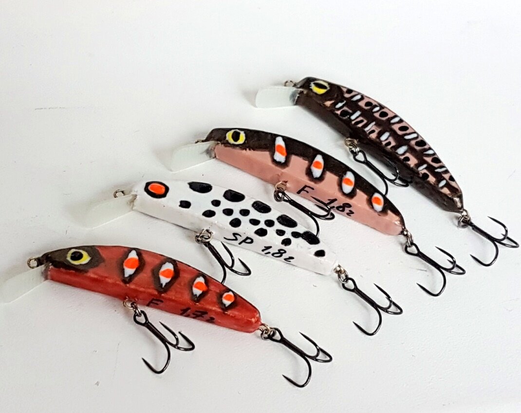 Вот так выглядят самодельные воблеры от Александра Воробьева.