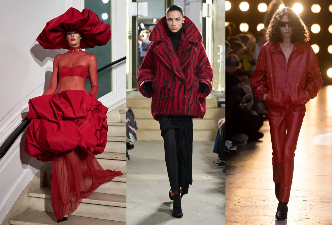 Viva Magenta в коллекциях весна-лето 2023: CHRISTIAN SIRIANO, ALAÏA, CELINE