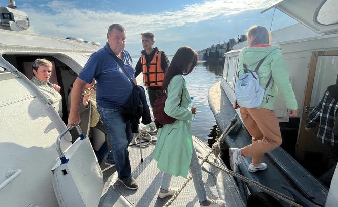 Фото: предоставлено realnoevremya.ru пассажиром судна