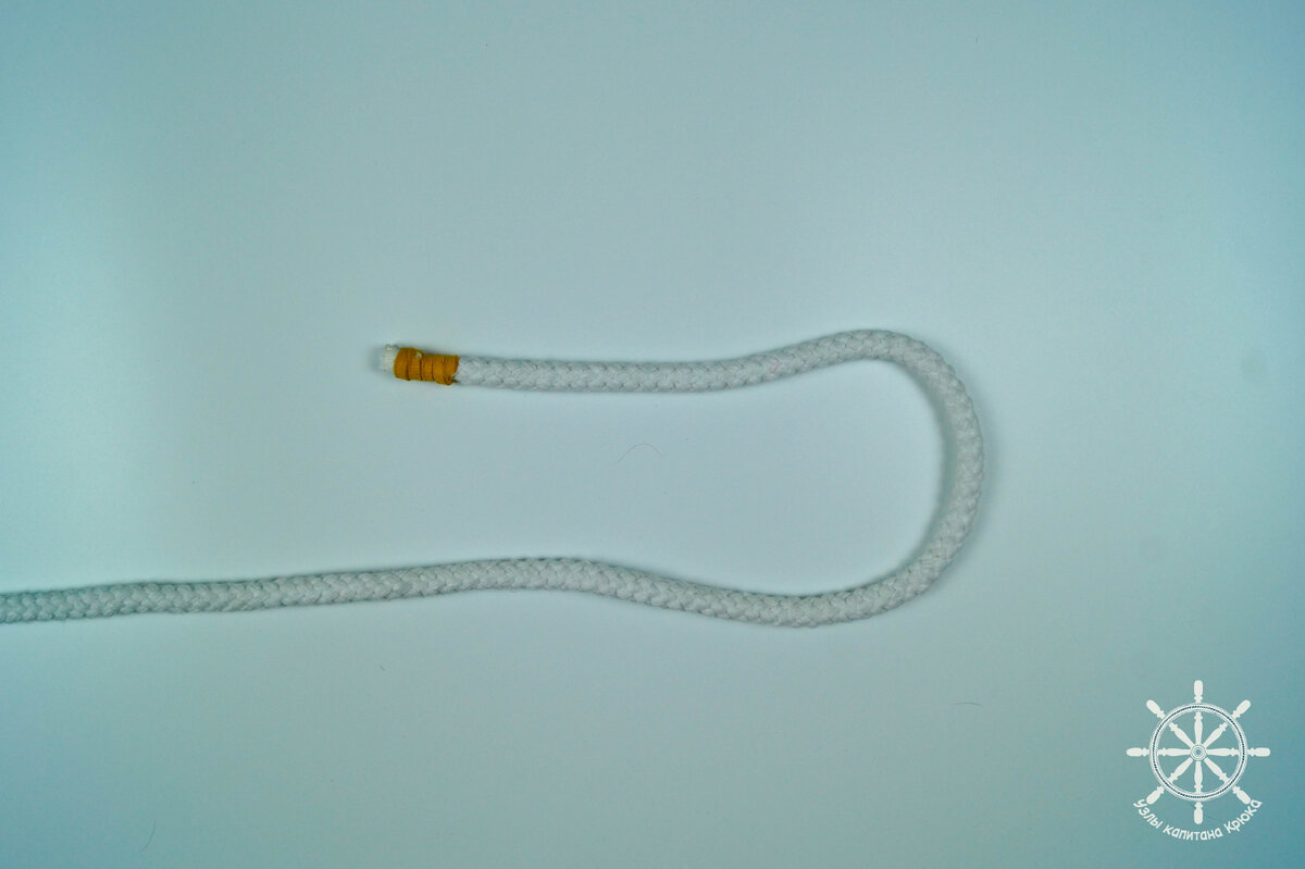 Как вязать силковый узел - шаг 1