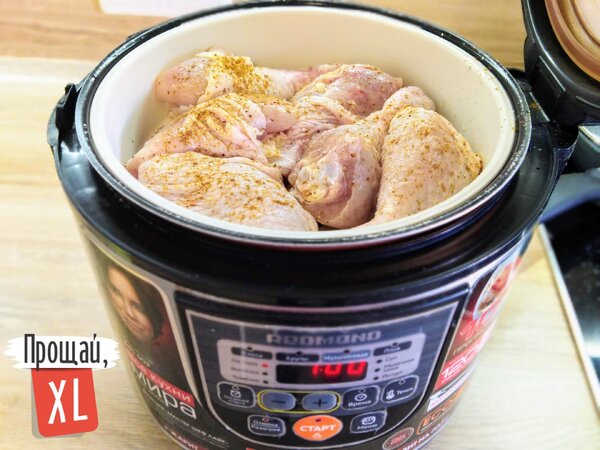 Приготовленные куриные ножки