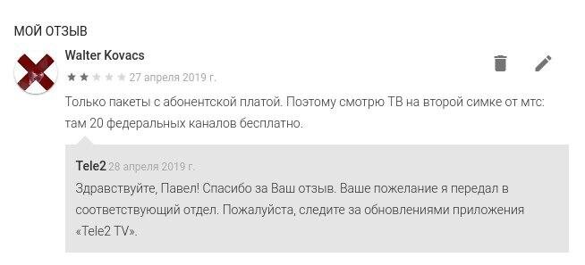 Общение с поддержкой Теле2