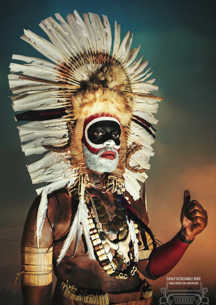 Print advertisement created by Publicis, United Arab Emirates for Jeep, within the category: Automotive.