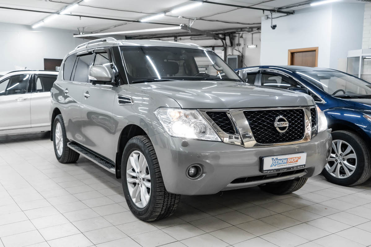 Ремонт запотевшей фары Nissan Patrol