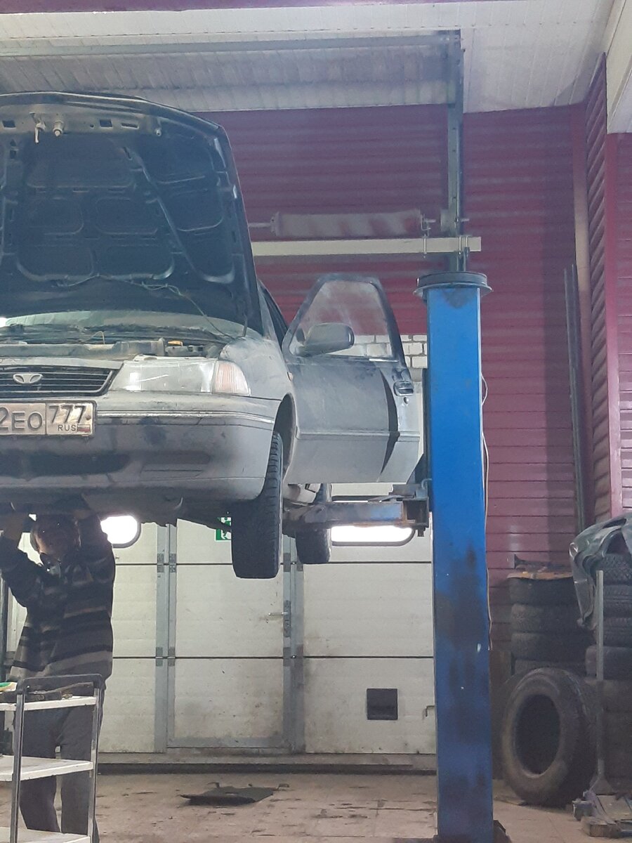 Демонтаж стартера