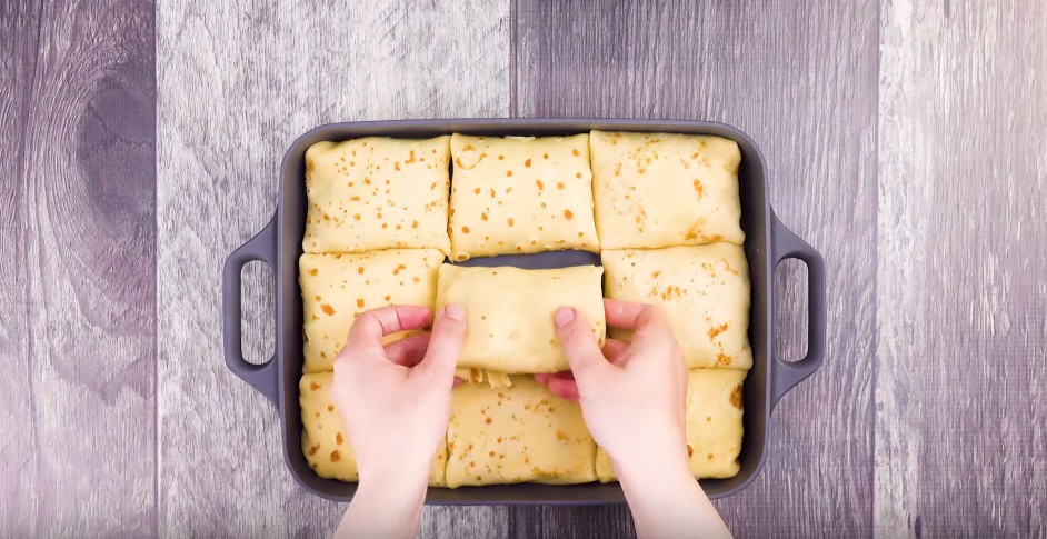 Блинная Запеканка С Курочкой: Пошаговый Рецепт Вкуснейшего Блюда.