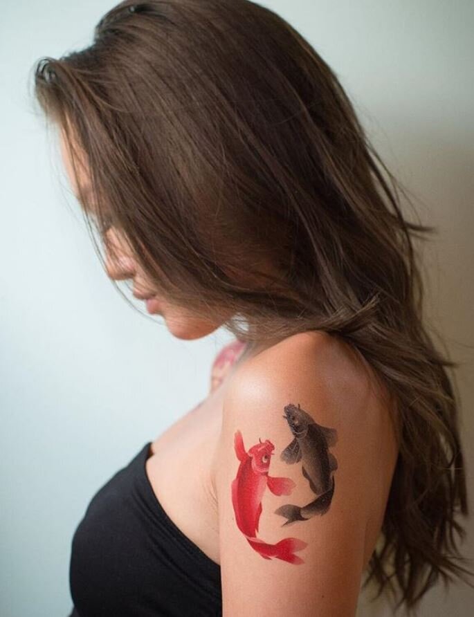 Рыбы инь-янь