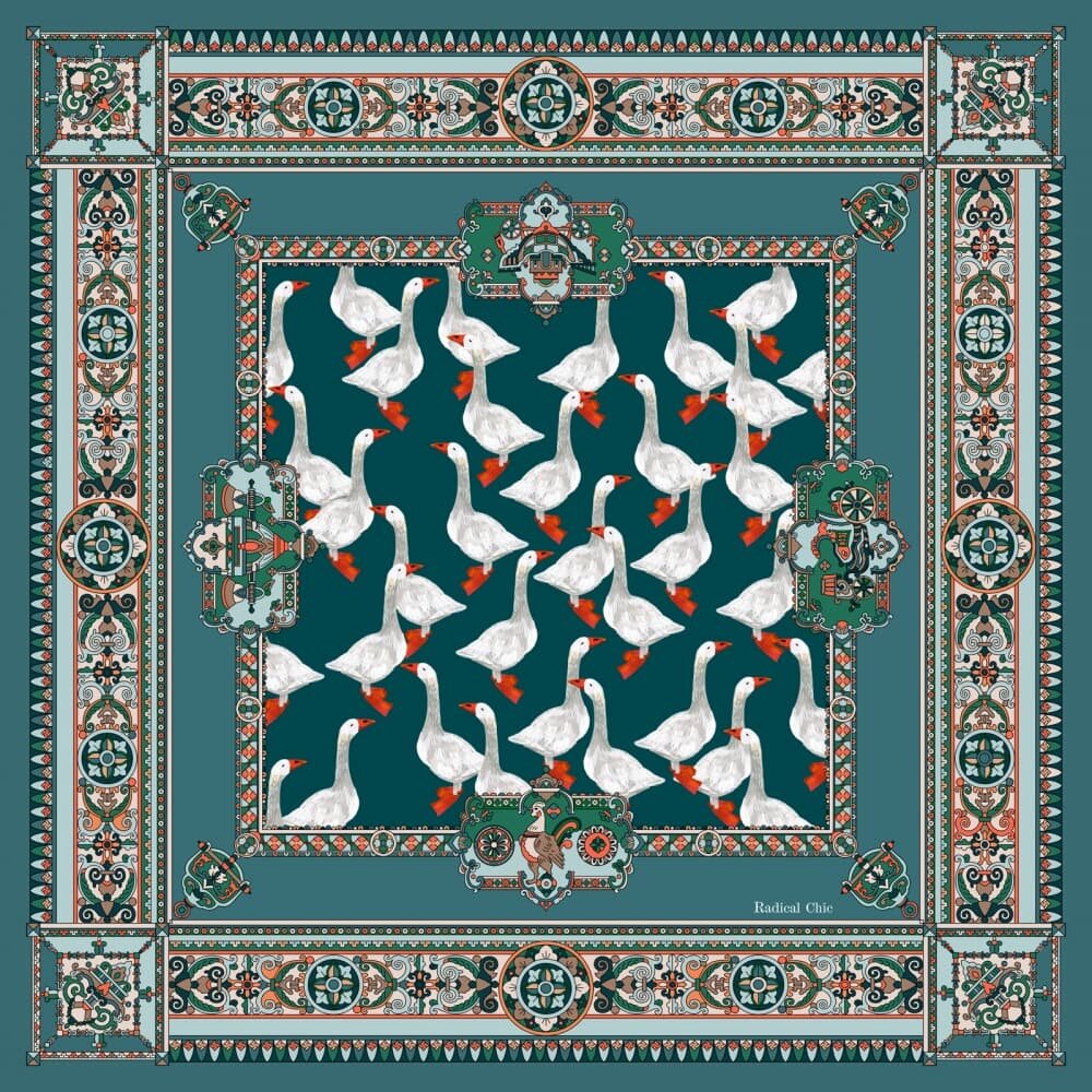 Платок Шоу.Состав изделия:100% шелк. Размер:90x90
