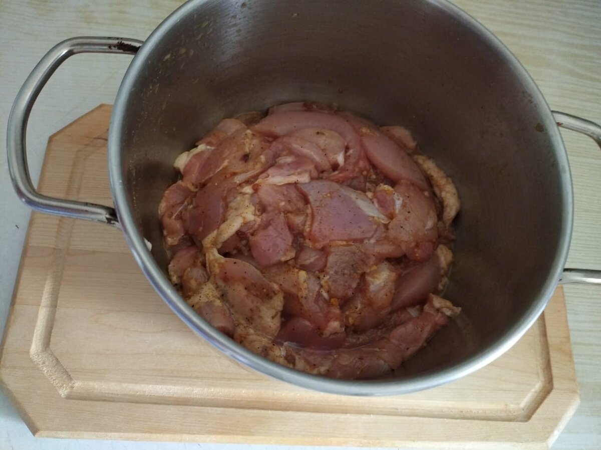 Маринация филе