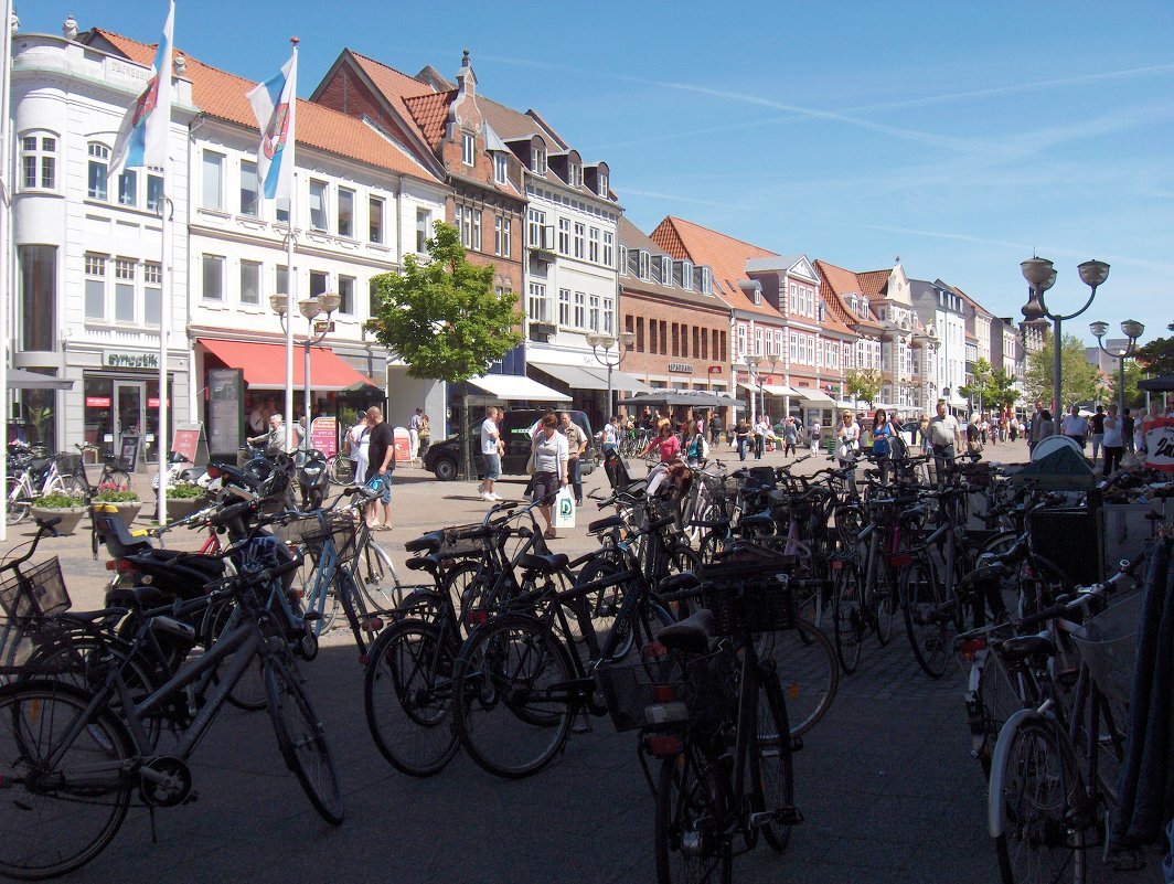 В Дании и министры на работу на велосипедах ездят.)) 