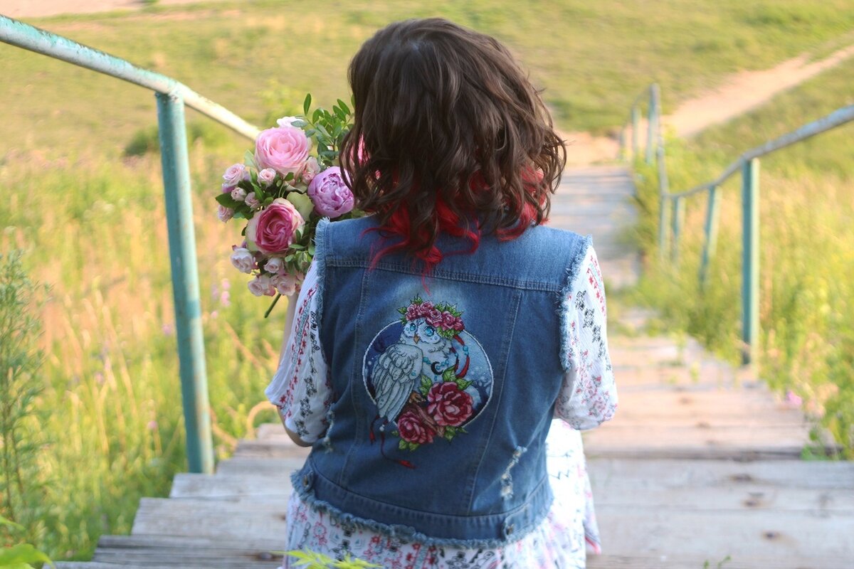 Сову вышила Танюшка Чертяга