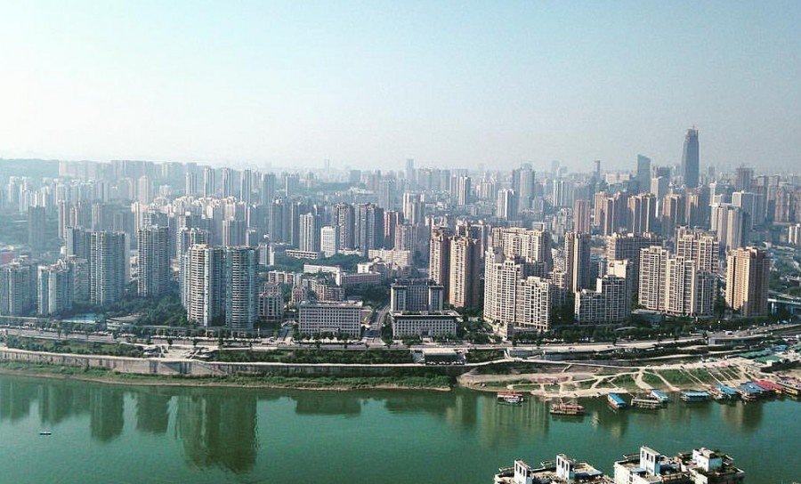 Город Ухань.