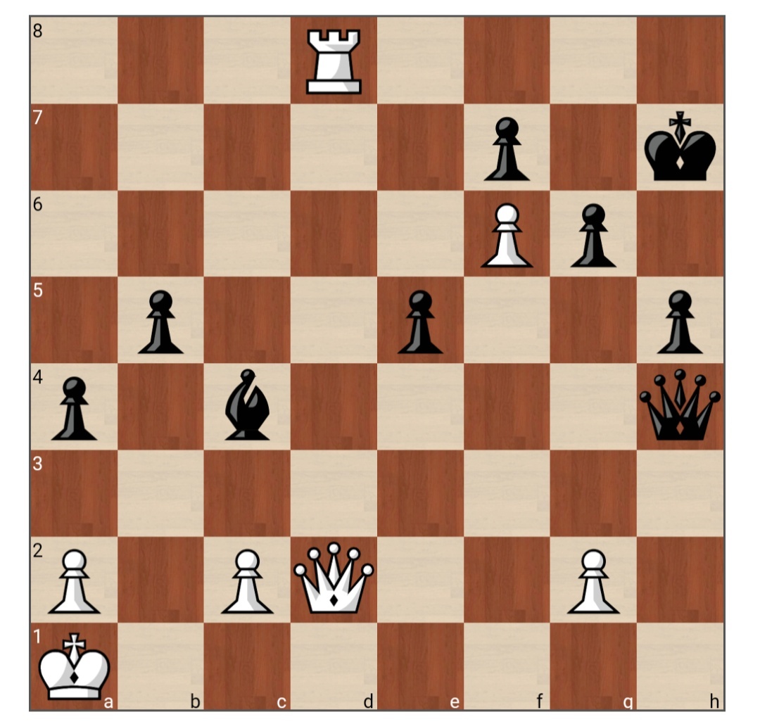 Начинают белые и ставят мат в 3 хода