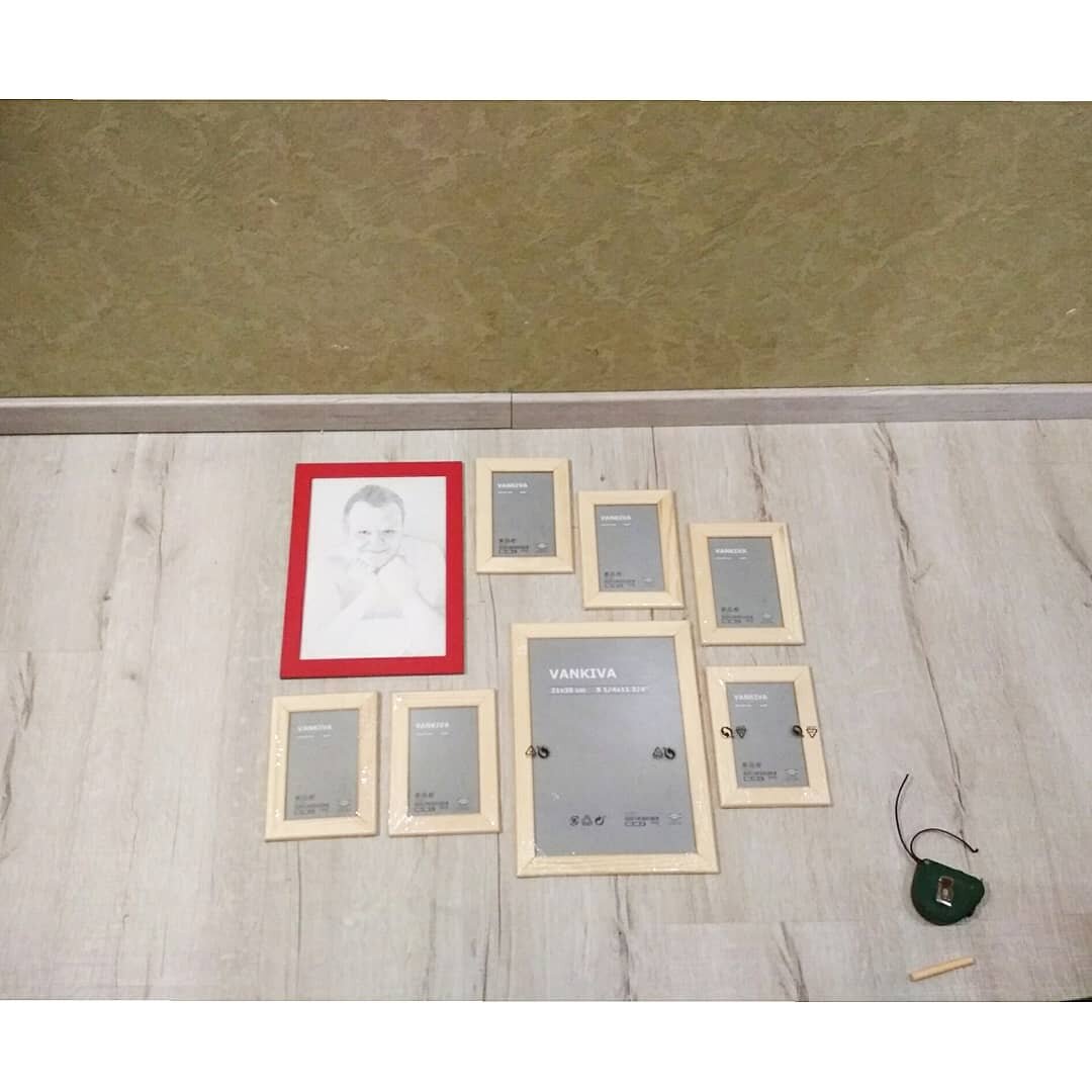 как повесить фотографию без гвоздей