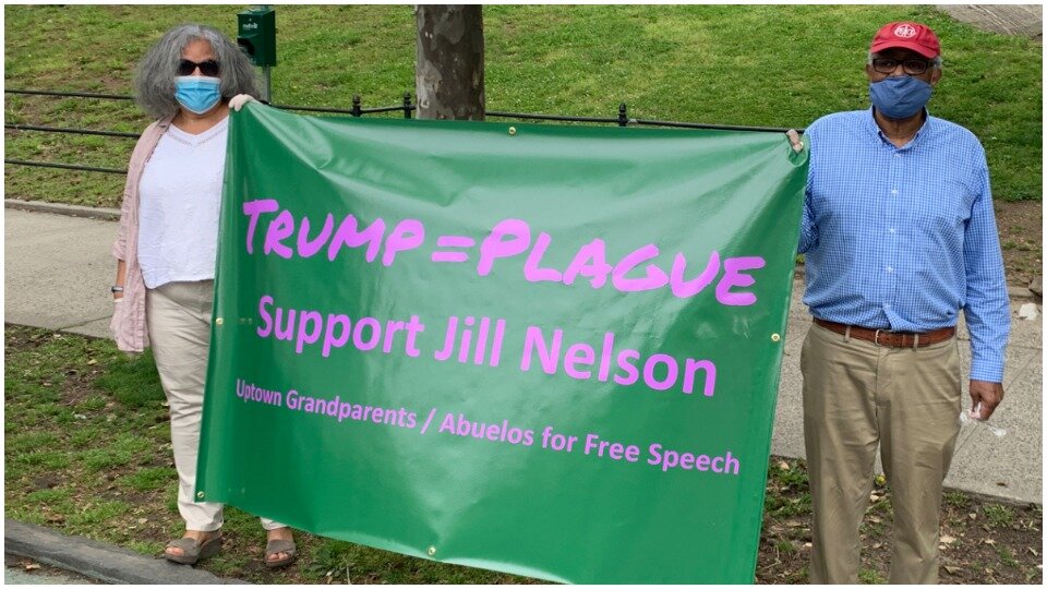 Акция поддержки Джилл Нельсон