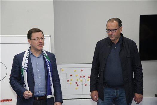 Губернатор Дмитрий Азаров и Миодраг Божович