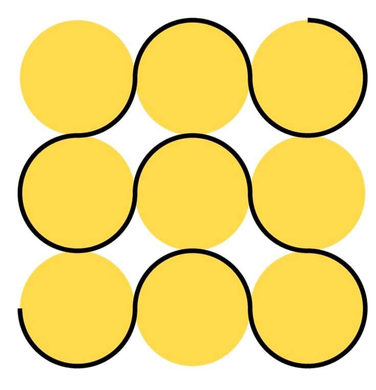 Желтые круги