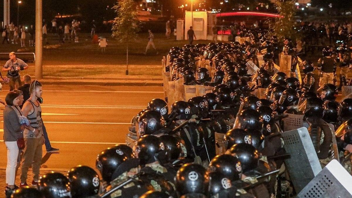 Протесты в Минске