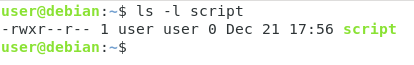  script