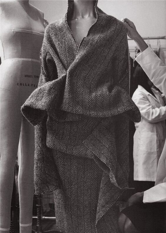Yohji Yamamoto AW 1997 tweed suit.
