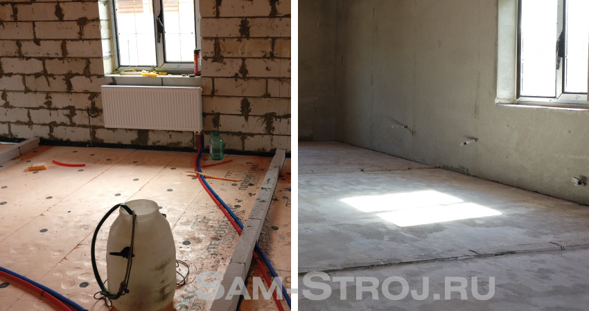 подготовка перед монтажом перегородок