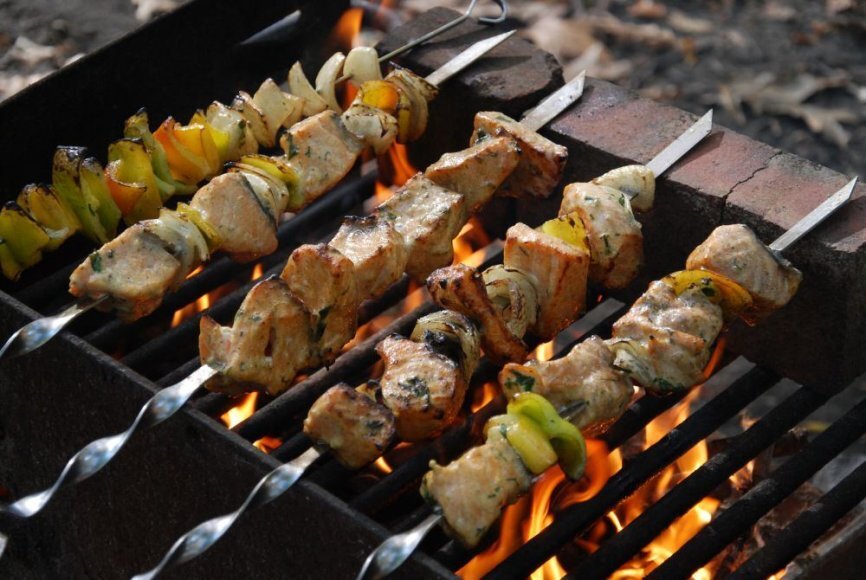 Рыбный шашлык