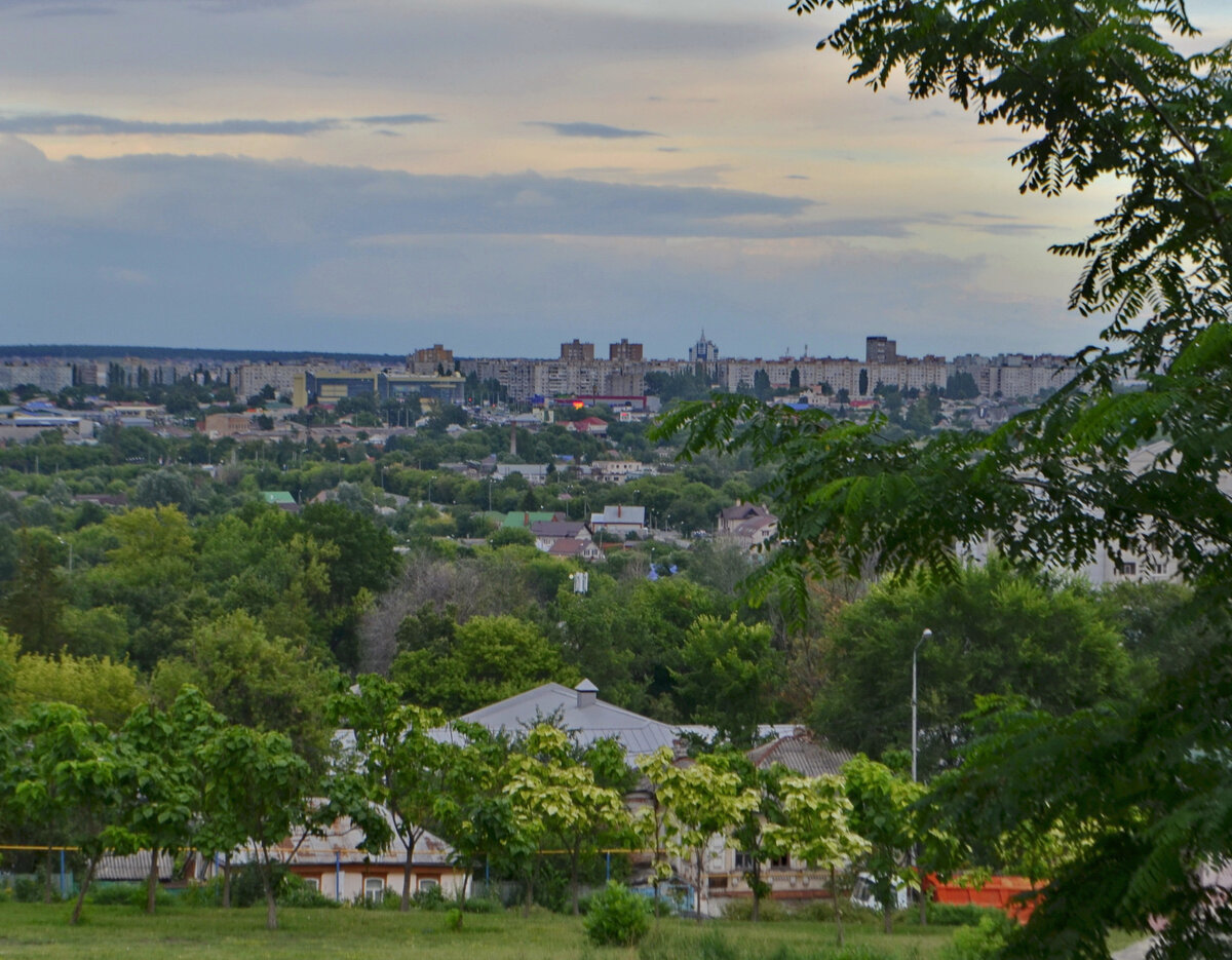 Вид на город из центра