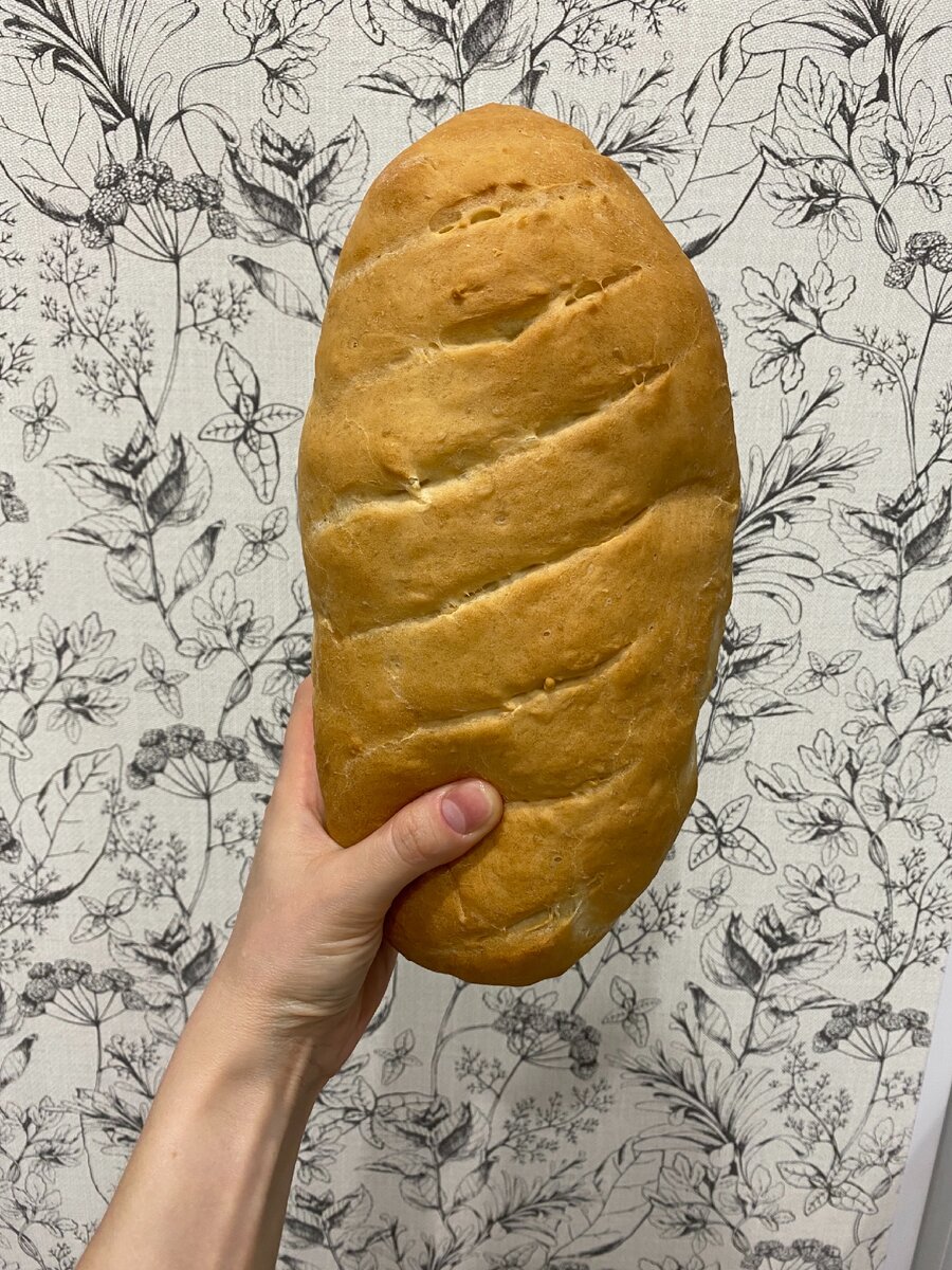 Вот такая красивая булочка получается )