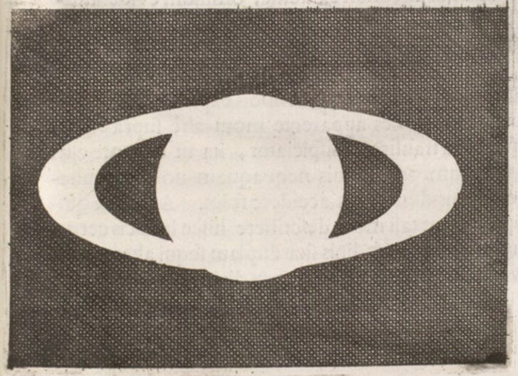 Рисунок из книги Х.Гюйгенса 1659 года, https://commons.wikimedia.org/wiki/File:Huygens_Systema_Saturnium.jpg
