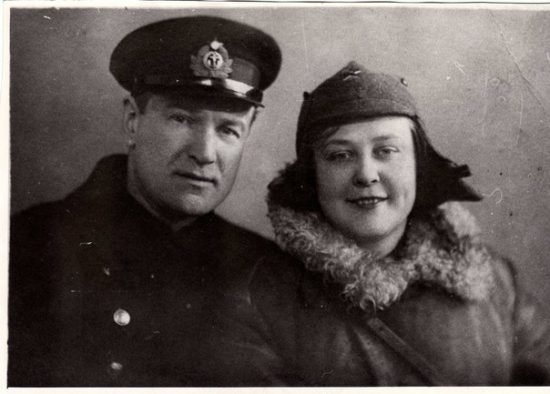 Юрий Инге с женой Еленой Вечтомовой