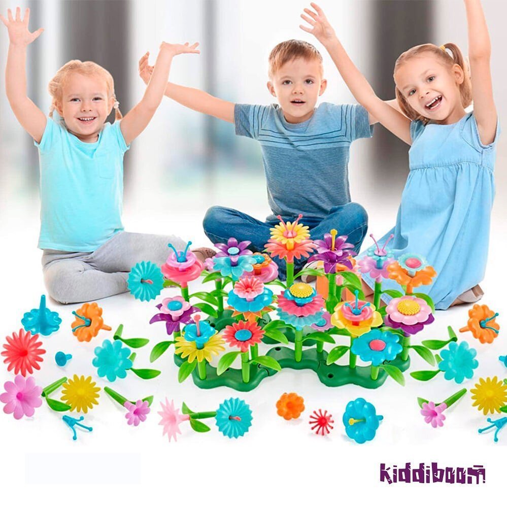 Конструктор "Цветочная клумба" очень любят детки