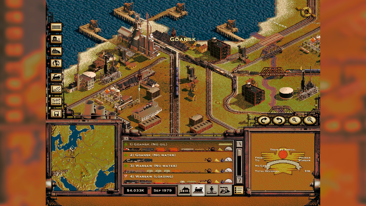 Sid Meier’s Railroad Tycoon 1-3 (1990 - 2003)