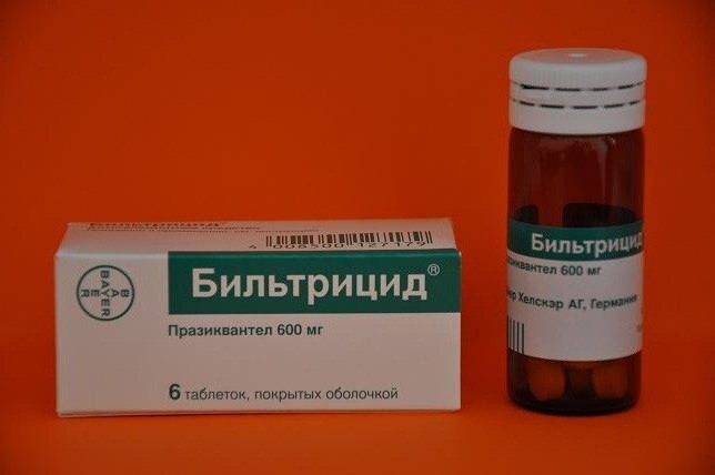 Общепринятое лекарство от описторхоза