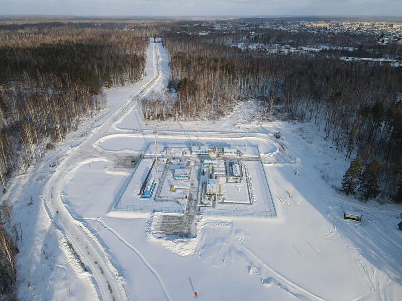 Газораспределительная станция в Томской области