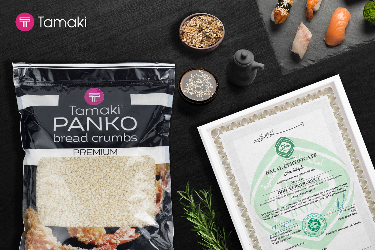 Сухари Панко, получившие сертификат Халяль