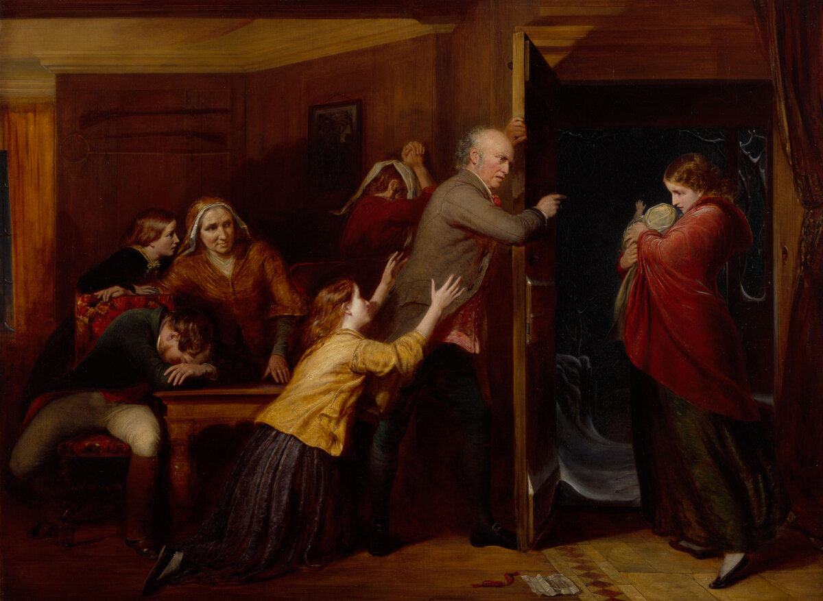 "Изгнанница", худ. Ричард Редгрейв, 1851 г. 