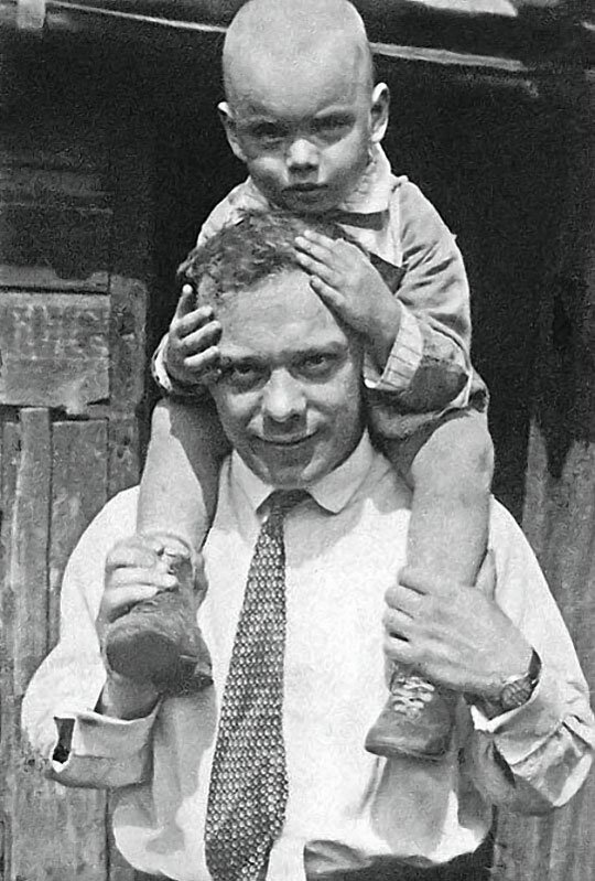 С сыном Алексеем