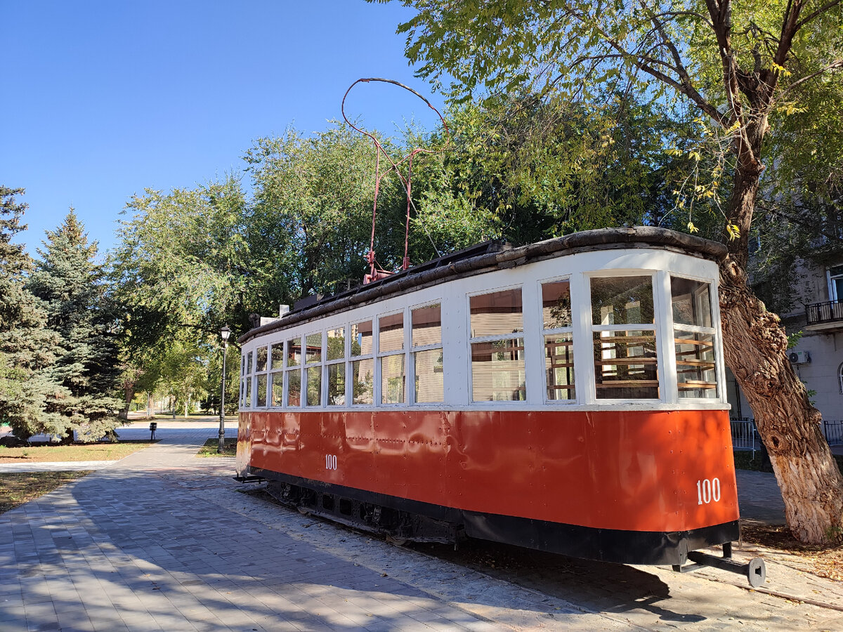 Вот так выглядел первый городской трамвай Волгограда. Фото автора