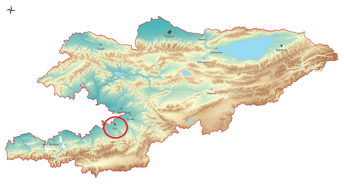 Озеро Иссык Куль Киргизия на карте