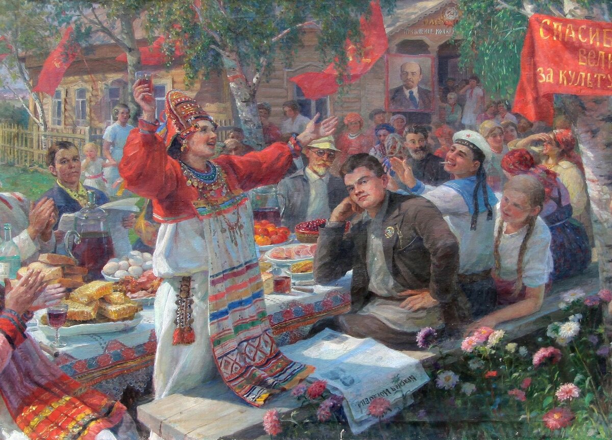 "Первый орден"          художник Федот Сычков