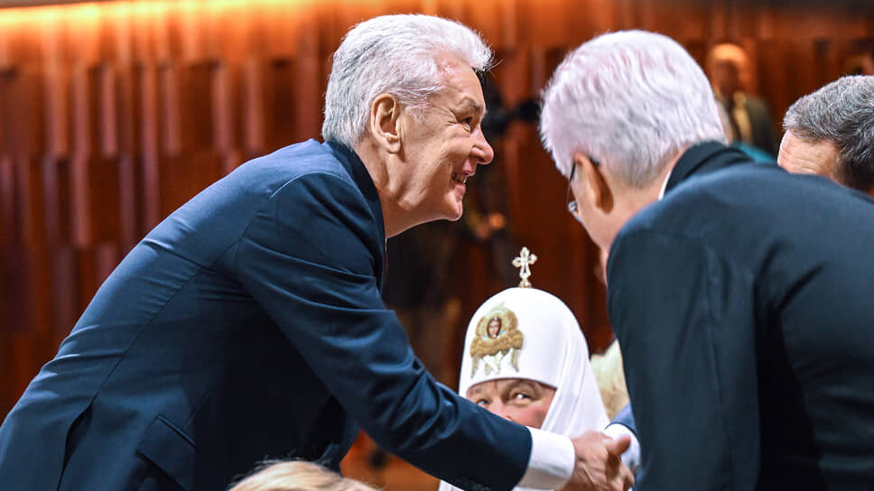 Фото: Дмитрий Азаров / Коммерсантъ📷Валентина Матвиенко, Сергей Собянин и патриарх Кирилл