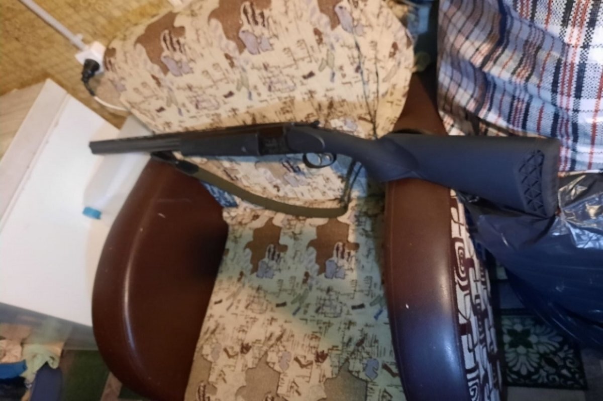    Ружьё, из которого омич убил двоих своих детей и шурина.