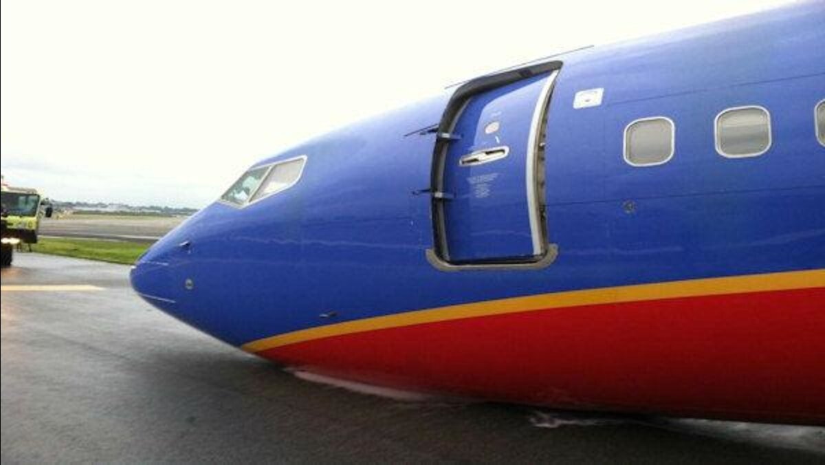 Самолет авиакомпании "Southwest" 