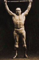 Руки над головой, на ширине плеч или чуть шире. Растягивая цепь, движущая сила направлена в стороны. Нагружаются широчайшие мышцы спины, трицепс и грудные мышцы.