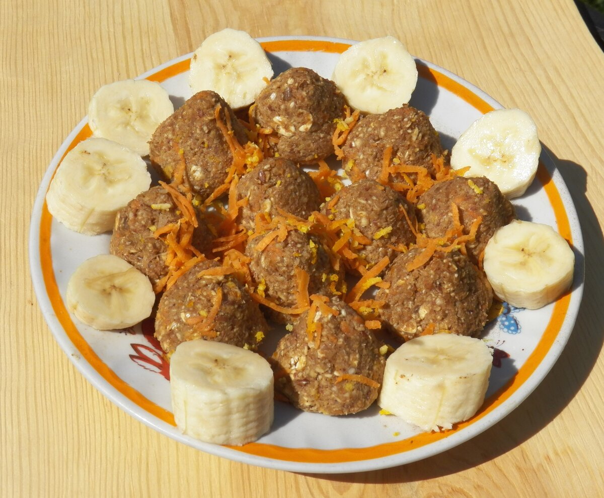 Морковно-кокосовые трюфеля