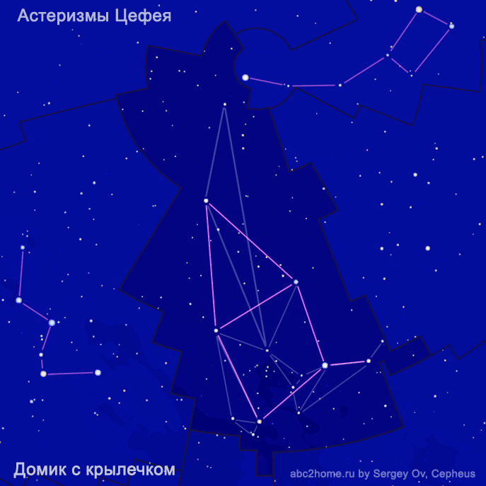 Созвездие цефея схема