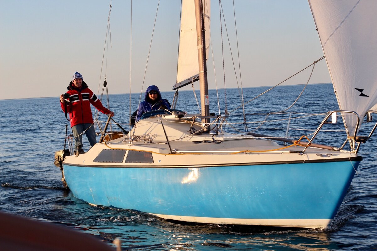Maxi 77 в Балтийском море, наш первый переход
