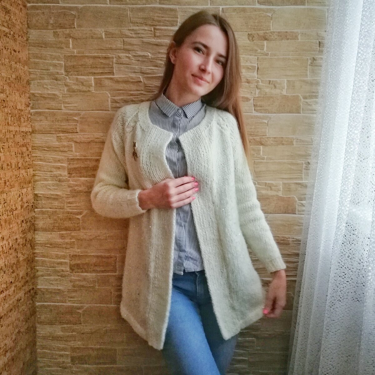 Похвастаюсь кардиганом! Вы ж не против? 