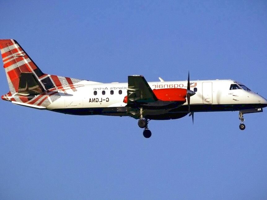 Шотландский самолет. А/к Loganair